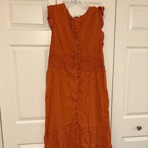 Sonoma Plus Size Burnt Orange Color Size 2X Dress